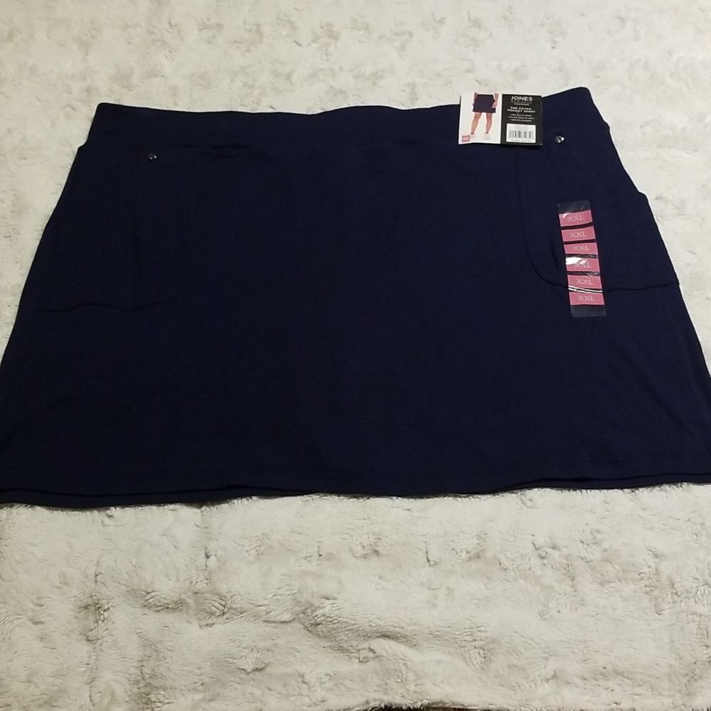 Jones New York Womens Skort Size XXL Blue New